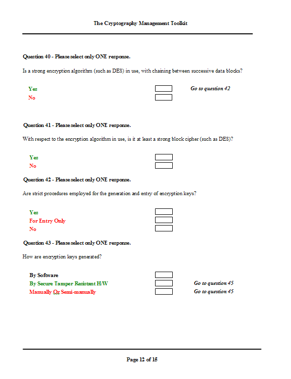 Cryptographic Audit